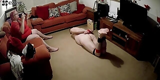 Naked MILF Tied and Whipped by Older Male Dom 